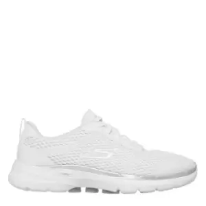 Skechers Mesh Bungee W Hot Melt Deta - White