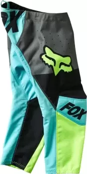 FOX 180 Trice Kids Motocross Pants, blue-orange, Size XS 28, blue-orange, Size XS 28