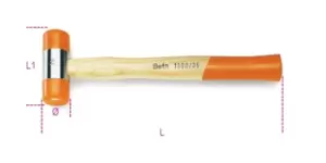 Beta Tools 1390 Soft Face Hammer Hickory Shaft 28mm Face 013900028
