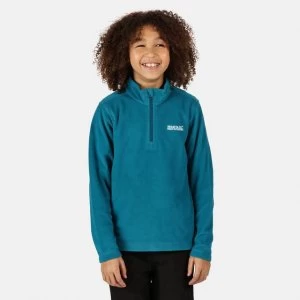 Regatta Blue Unisex 'Hot Shot II' Lightweight Half Zip Fleece - age 3-4