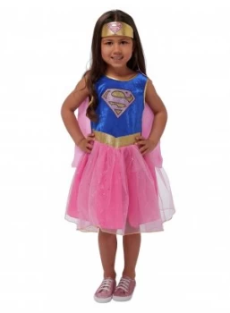 DC Supergirl Fancy Dress Costume 7 8 Years