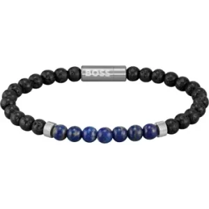 Mens Boss Plated Stainless Steel Beads Beads