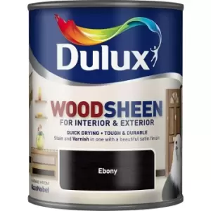 Dulux Woodsheen Ebony Stain & Varnish 750ml