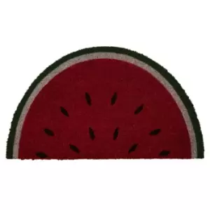 Premier Housewares Water Melon PVC Backed Coir Doormat