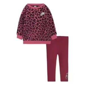 Nike Flc Crw Leg Set Bb99 - Pink