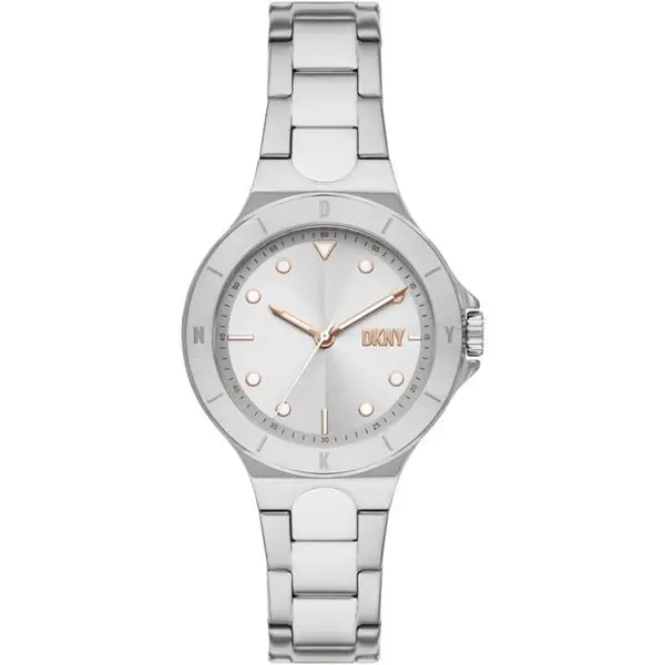 DKNY Ladies DKNY Chambers Watch One Size Silver 40814711000