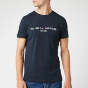 Tommy Hilfiger Mens Tommy Logo T-Shirt - Sky Captain - XL - Blue