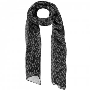 Biba Logo Modal Scarf - Mono