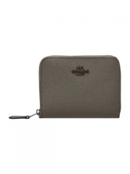 Coach small zip around purse Dark Grey