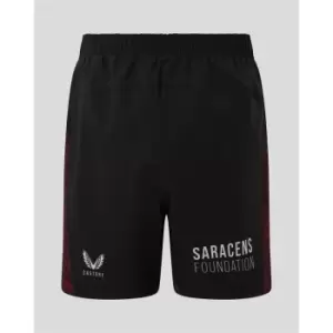 Castore Saracens Home Short 2022 2023 - Black