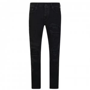 True Religion Patch Jeans - Black