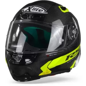 X-Lite X-803 RS Ultra Carbon Hot Lap 16 Carbon Black Yellow 2XL