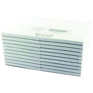 Q-Connect Plain Scribble Pad 160 Pages 127x76mm Pack of 20 KF27020