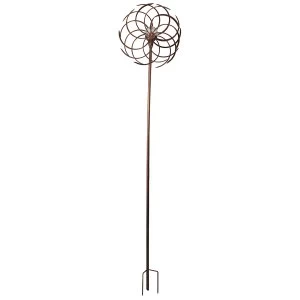 Smart Garden Spiro Wind Spinner with Solar Crackle Ball