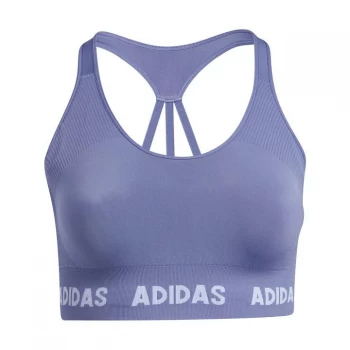 adidas Training Aeroknit Bra (Plus Size) Womens - Orbit Violet