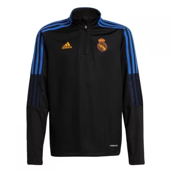 adidas Real Madrid Tiro Training Top Kids - Black