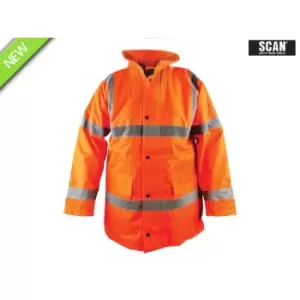 Scan SCAHVMJMO Hi-Vis Motorway Jacket Orange M (41in)