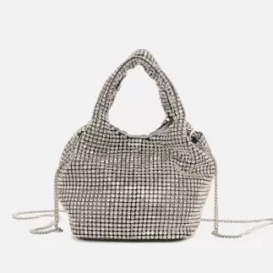 DKNY Gwen Crystal-Embellished Faux Leather Bag