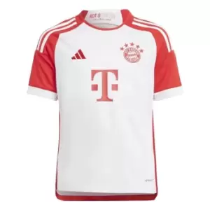 adidas Bayern Munich Home Shirt 2023 2024 Juniors - White