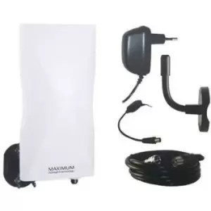 Maximum DA-6100 LTE DVB-T/T2 active planar antenna Outdoors Amplification: 20 dB White