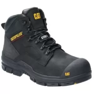 Caterpillar Mens Bearing Lace Up Safety Boot (10 UK) (Black) - Black