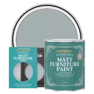 Rust-Oleum Matt Furniture & Trim Paint - MINERAL GREY - 750ml