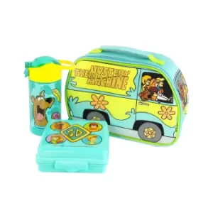 Scooby Doo The Mystery Machine Lunch Box Set (One Size) (Light Green/Teal/Orange)