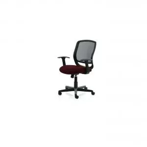 Mave Task Operator Chair Black Mesh With Arms Bespoke Colour Seat