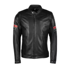 Helstons Elron Leather Rag Black M