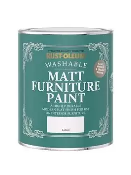 Rust-Oleum Matt Furniture Paint Cotton 750Ml