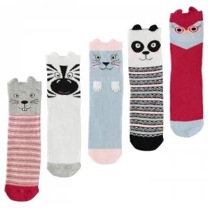 Star Novelty 5 Pack Socks Infants - Owl