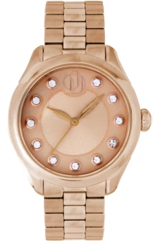 Womens Project D By Rotary PDB011-W-25-X Ladies Stainless Steel Bracelet Watc Colour - Rose Gold