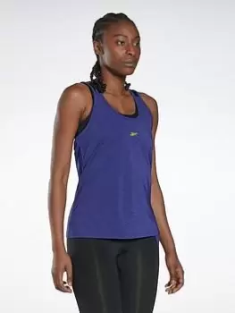 Reebok Les Mills Bodypump Activchill Athletic Tank Top - Purple, Purple, Size XL, Women