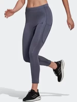 adidas Fastimpact Shiny Running 7/8 Tights, Black Size XL Women
