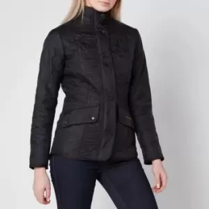 Barbour Womens Cavalry Polarquilt Jacket - Black - UK 12