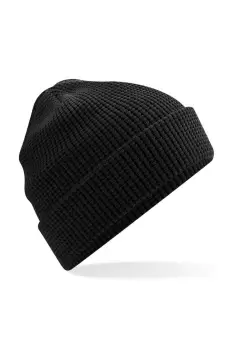 Cuffed Organic Cotton Waffle Beanie