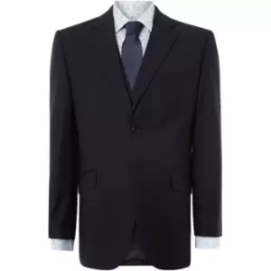 Howick Tailored Howard Fine Herringbone Suit Jacket - Blue