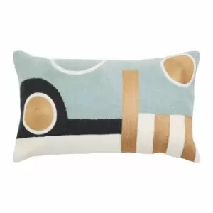 Interiors By Ph 50 X 30Cm Rectangular Cushion Multi-colour