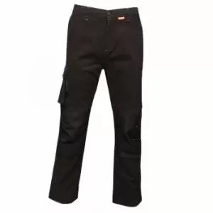 Regatta Mens Scandal Stretch Work Trousers - Regular (30in) (Traffic Black)