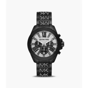 Michael Kors Womens Wren Chronograph Stainless Steel Watch - Black