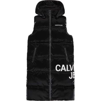 Calvin Klein Jeans Institutional Long Gilet - CK BLACK BEH