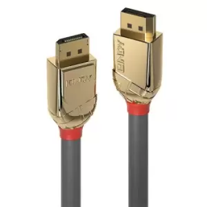 Lindy 5m DisplayPort 1.2 Cable Gold Line