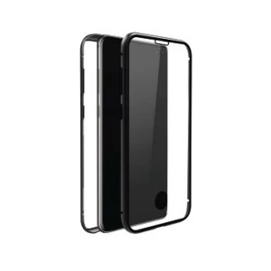 Black Rock 360 Glass Case Compatible with Samsung Galaxy S10+ Magnetic Closure, TPU, Cover, Wireless Charging, Scratch...