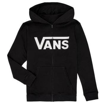 Vans BY VANS CLASSIC ZIP HOODIE boys's Childrens sweatshirt in Black - Sizes 8 / 10 years,10 / 12 years,12 / 14 years,16 years