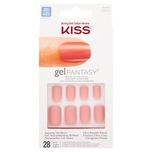 Kiss Gel Fake Nails - Ribbons Pink