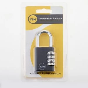 Yale Aluminium Combi 38mm Padlock