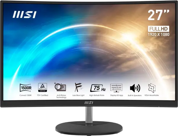 MSI 27" PRO MP271CA Full HD Curved Gaming LED Monitor