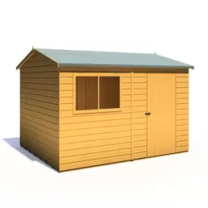 Shire Lewis 10 x 8ft Style C Reverse Apex Shed - Garden & Outdoor