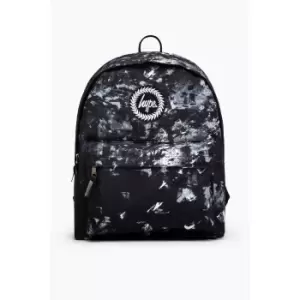 Hype Grunge Paint Backpack (One Size) (Black/White)