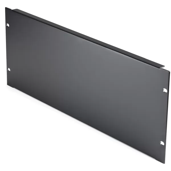 StarTech.com 4U Blank Panel for 19" Rack - Rack Mount Blanking Panel for Server/Network Racks Enclosures & Cabinets - 4RU Rack Filler Panel/Sp